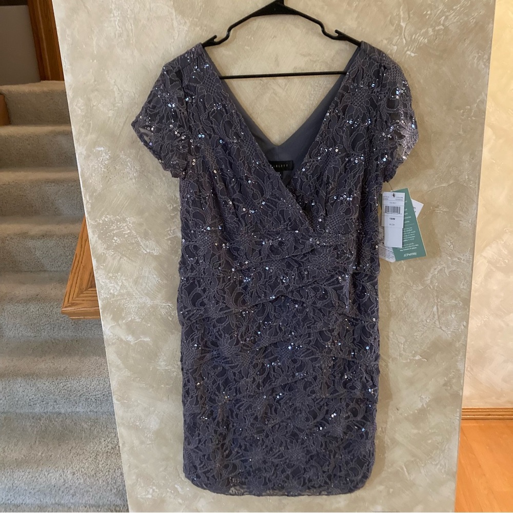 Scarlett Formal Sequin Ruffle Dress